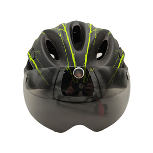 高品質人気ベスト自転車イエローブラック大人用自転車Googleヘルメット - Product Image 5