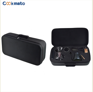 Coffret Cadeau de Luxe Cookmate V 60 : Machine à Café à Filtre Manuel en Métal avec Moulin Intégré et Ensemble de Table à Thé – Idéal pour Noël - Product Image 3