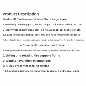 Cambiadores <span class=keywords><strong>de</strong></span> neumáticos originales <span class=keywords><strong>Coseng</strong></span> C299PRO y C299SUPER sin disco y diseño sin palanca - Product Image 3