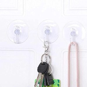 Multipurpose Suction Cups Sucker Pads Hang Hanging for Glass Plastic With Hook Strong Mini Clear Suction Cup