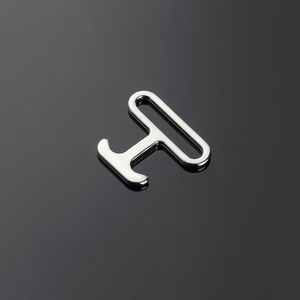 Metal <b>Clip</b> Buckle Silver Color Durable Garment Use <b>Spring</b> 2022 Solid Pattern Q055-25 - Product Image 1