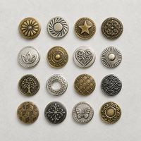 Bouton en laiton doré antique Kingming, bouton en métal personnalisé pour jean, bouton à visser pour accessoires vestimentaires