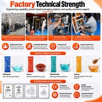 Machine d'emballage automatique haute vitesse multi-voies pour sachets d'échantillons cosmétiques, conditionneur capillaire liquide, et sachets scellés sur 4 côtés pour shampoing