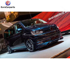 Kit corpo PP adatto per VW <span class=keywords><strong>T6</strong></span> Tuning ABT Style Body Kit <span class=keywords><strong>2015</strong></span> anno ~ diffusore anteriore labbro posteriore punte di scarico coda Spoiler - Product Image 5
