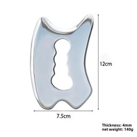 Outil de libération musculaire Xiaoyuan H en acier inoxydable pour physiothérapie, libération myofasciale, exercice de massage et instrument Gua Sha