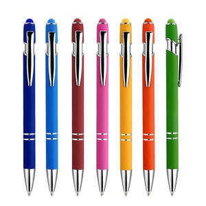 Lüks Metal Ballpen özel Logo plastik sevimli toptan kişiselleştirilmiş iş erkekler doğum günü hediyesi yazma kalem okul istasyonu - Product Image 3