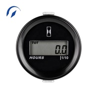 Compteur d'heures électronique miniature alimenté par courant alternatif/continu pour générateur, excavatrice, tronçonneuse, tondeuse à gazon