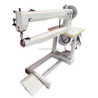 Machine à coudre à point droit à entraînement composé extra lourde de haute qualité 441-960 à bras long