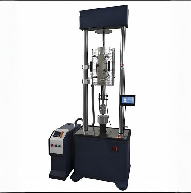Microcomputer Controlled Triaxial Creep Endurance Testing Machine