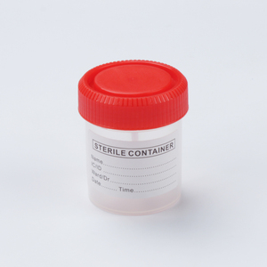 YINGMED Contenant jetable en plastique <span class=keywords><strong>de</strong></span> 40 ml pour échantillons d'urine et d'échantillons d'écume avec bouchon à vis - Product Image 1