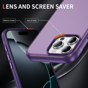 <span class=keywords><strong>Cover</strong></span> Opaca Traslucida in PC TPU Antiurto per <span class=keywords><strong>iPhone</strong></span> 16 Pro Max, Compatibile con <span class=keywords><strong>iPhone</strong></span> 17 Air 16E 15 14 <span class=keywords><strong>13</strong></span> 12 11 Plus <span class=keywords><strong>Mini</strong></span>, Custodia Rigida per Telefono - Product Image 3