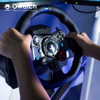 Simulateur de voiture de course à trois écrans 6df, divertissement, chaud, pouces