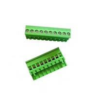 Connecteur de contrôle industriel vert à 10 broches P10, pas de 5,08 mm, mâle/femelle, à brancher sur circuit imprimé