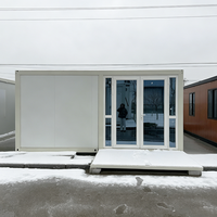 Maisonnette préfabriquée de luxe pliable prête à l'emploi à vendre, structure en acier, design moderne, utilisation hôtel/villa