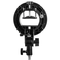 Support de support Speedlite de type S avec logo personnalisé pour support Bowens d'appareil photo pour flash à main Accessoires de studio photo