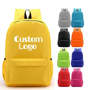 Factory OEM ODM Custom Logo Schoolbag Printed Teenagers Students Backpacks Kids School Backpack Bag For Children