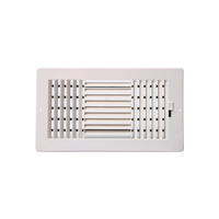 Cloisons sèches en métal personnalisées, registre CVC, couvercle de retour d'air décoratif carré moderne pour la ventilation extérieure du salon