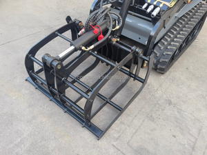 COUGARS Grappin hydraulique pour mini-chargeuse compacte autoportée 0,2-0,4 m³ Grappin à bois Grappin à débris Vente directe usine - Product Image 1