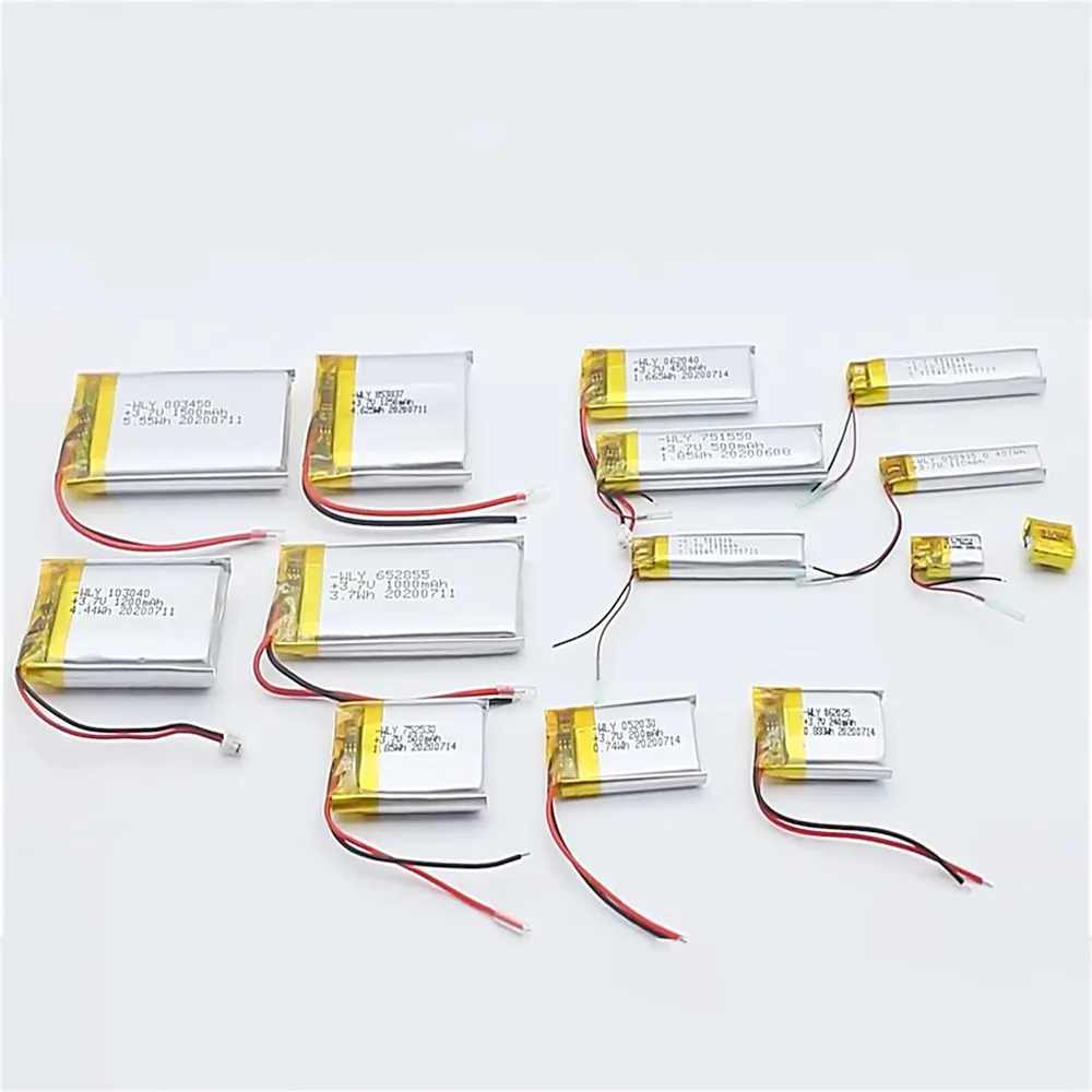 Batería de polímero de litio recargable para productos eléctricos, fabricante de China, 902040, 802040, 702050, 3,7 v