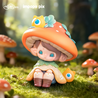 NOUVEAU 100% Original Impopo Pix Whisper in Night Series Blind Box Figurine Anime en PVC Décoration Maison Collection Cadeau d'Anniversaire