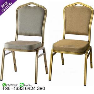 Silla de Banquete Metálica Apilable de Lujo para Comedor, Muebles de Hotel con Descuento, para Fiestas - Product Image 2