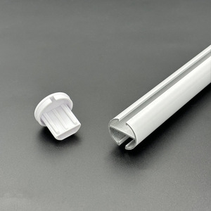 Riel para cortinas en forma de U, de aleación de aluminio blanca, 6 metros, doble apertura, accesorio de viga inferior para persiana enrollable - Product Image 1