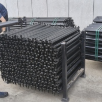 Andamio de Acero Negro para Iluminación de Escenario, Estructura de Truss para Equipos de Escenario de Línea Directa