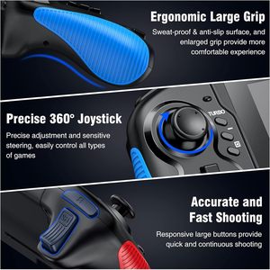 Nouvelle manette de <span class=keywords><strong>jeu</strong></span> sans fil BT <span class=keywords><strong>pas</strong></span> chère, 6 axes, double moteur, manette de <span class=keywords><strong>jeu</strong></span> portable pour NS Oled - Product Image 4