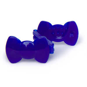 Lazos para el pelo GaBBY de color azul oscuro para niña (10) antideslizantes - Product Image 2