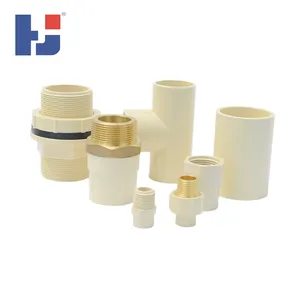 HJ ASTM D2846 Water Supply Fittings Coupling ELBOW TEE CPVC Pipe Fittings