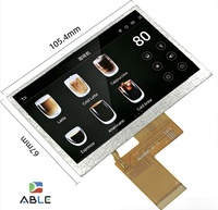 LCD-Anzeigemodul 4,3 Zoll LCD-Panel Helligkeit 800x480 Auflösung LCD-Bildschirm IPS TFT HMI-Bildschirmmodul