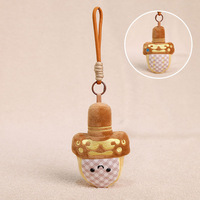 Porte-clés en peluche mignon en forme de petite épée, super doux, breloque de sac, pendentif de sac à dos, cadeau, vente en gros et au détail