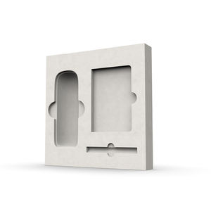 Juego de regalo de oficina ecológico hecho a medida Bandeja de pulpa de caña de azúcar virgen biodegradable Solución sostenible con embalaje de inserción - Product Image 2