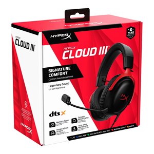 Casque de jeu CLOUD III Noir et Rouge 727A9AA - Product Image 2