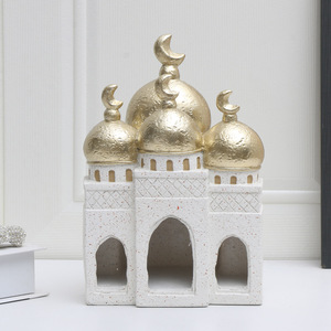 Ornement de rangement en forme de tour architecturale islamique du Moyen-Orient avec un design artistique créatif pour souvenirs, décoration intérieure, cadeau d'affaires - Product Image 1