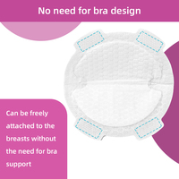 Coussinets d'allaitement jetables ultra-fins auto-adhésifs Mom No Bra, 100 unités, essentiels pour l'allaitement maternel