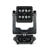 LEAHUA Infinite Stage LED Light Strobe Moving Head 4x60W RGBW Wash Beam Zoom Pixel pour DJ Disco Bar Mariage Événement TV