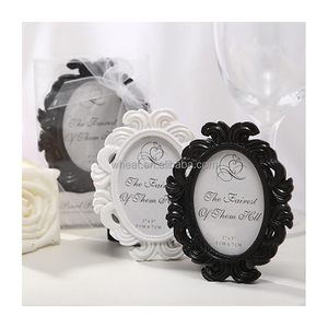 Lưu niệm Trắng <span class=keywords><strong>Baroque</strong></span> thanh lịch nơi thẻ nhựa khung ảnh cho món quà - Product Image 4