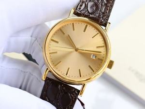 Montres de luxe étanches à cadran doré pour affaires et occasions décontractées - Product Image 4