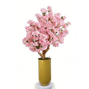 OH ARTS Arbre artificiel de luxe en pot, cerisier en fleurs aromatique avec fonction de pulvérisation <span class=keywords><strong>d</strong></span>'arôme <span class=keywords><strong>pour</strong></span> l'extérieur - Product Image 4