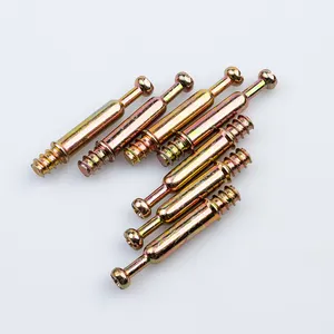 M6 Meubelen Connector Set 2 In 1 Mini Fix Knock-Down Fitting Euro Bout Meubelen Verbindingsbout Montage Schroeven