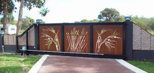 Paravents décoratifs en métal DIY pour cour et séparateurs de pièce - Étanches et résistants aux intempéries, pour intérieur/extérieur, pour salon et usage domestique - Product Image 2