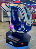 Machine de jeu d'amusement pour enfants Star Troopers, rotation à 360 degrés, avion à levage, fibre de verre, simulateur de vol d'arcade intérieur