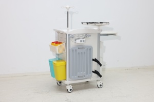 Troli medis Hotel Rumah Sakit medan keras, rak utilitas ABS, roda segala medan, Laci tahan cuaca, Ruang Tamu - Product Image 2
