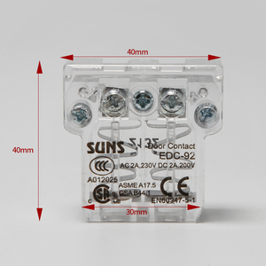 Repuestos para Elevadores: Interruptor de Contacto de Puerta EDC-92 <span class=keywords><strong>Fermator</strong></span> para Puertas de Ascensor - Product Image 2