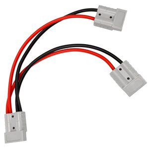Connecteur Anderson 50A, adaptateur double en Y, connecteur d'alimentation de batterie, câble de charge pour chariot élévateur électrique 1 vers <span class=keywords><strong>2</strong></span> - Product Image 2