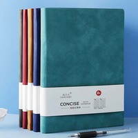B6 A5 A6 Carnet de notes à couverture rigide en cuir imprimé sur mesure Logo personnalisé Carnet de notes uni pour les étudiants et l'école