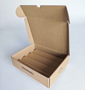 Scatola di carta Kraft personalizzata con Logo personalizzato di alta qualità, scatola di imballaggio alimentare riciclabile rispettosa dell'ambiente per 12 MUNS - Product Image 4