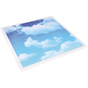 Panel de Luz LED para Techo con Diseño de Cielo Azul y Nubes, 40W SMD2835, Diseño Industrial de Aluminio, Imagen de Cielo Personalizable, 600x600, para Hogar y Oficina - Product Image 1