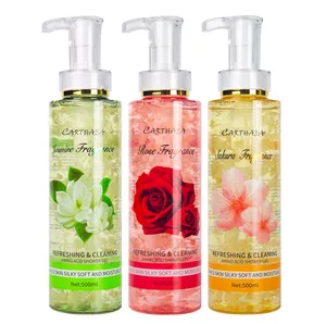 Natural Bubble Wholesale Perfume Private Label Skin Whitening Lightening Bath Shower Gel Body Wash